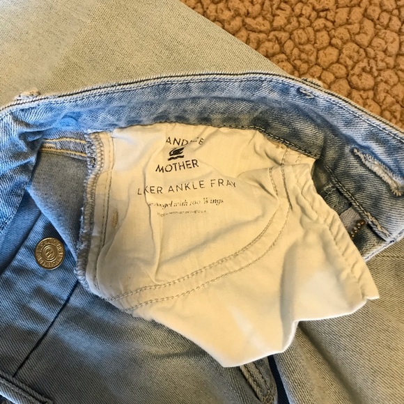 Mother The Looker Ankle Frey Jeans The Angel with no Wings. Limited edition 🔥 - Picture 7 of 9